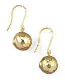 Hammered Ball Earrings