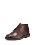 Leather Chukka Boot, Burgundy