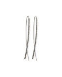 Reckless Narrow Upside Down Hoop Earrings