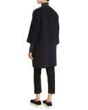 Reversible Wool-Cashmere Cardigan Coat