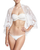 Layna Cotton Lace Pareo Coverup, White