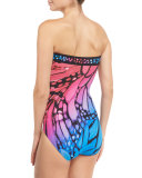 Monarch Bandeau One-Piece Swimsuit