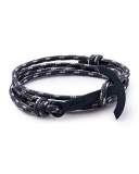 Modern Anchor Rope Bracelet, Navy