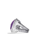 Albion Ring with Amethyst and Diamonds