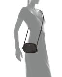 Studded Oval Crossbody Clutch Bag
