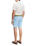 Flight Path Short-Sleeve Sport Shirt, Blue
