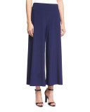 Luxe Jersey Cropped Pants, Abyss 