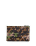 Camo Star-Print Nylon Pouch