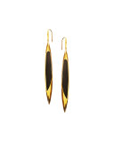 14k Elite Jet Spike Onyx Earrings
