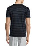 Andrion Striped Short-Sleeve T-Shirt, Eclipse