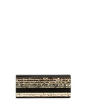 Sweetie Paillette Structured Clutch Bag, Golden
