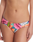 Flora Reversible Ruched Swim Bottom