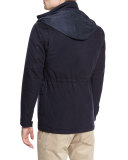 Tempest All-Weather Hooded Jacket, Barchetta Blue