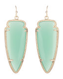 Skylar Earrings, Chalcedony