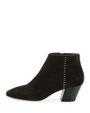 Felicia Weatherproof Suede Bootie, Black