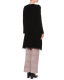 Fantasy Straight-Leg Ankle Pants, Ash Rose/Winter Sky