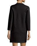 Patrinelle Lace-Up Sweater Dress