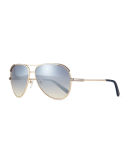 Metal Aviator Sunglasses