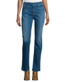 Riche Touche Slim Straight Jeans, Light Blue