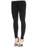 Stretch Viscose Jersey Leggings 