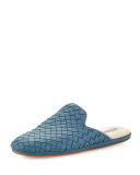 Intrecciato Napa Flat Mule