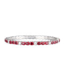 Expanding 18K Ruby & Diamond Bracelet