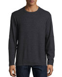 Crewneck Birdseye Sweatshirt, Dark Gray