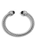 Cable Classics Bracelet with Black Onyx and Diamonds