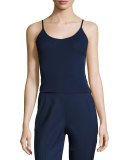 V-Neck Camisole Top, Galaxy Blue