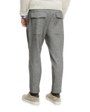 Herringbone New Cargo Pants, Lead