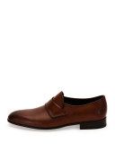 Fiesse Micro-Perforated Leather Loafer, Brown