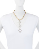 Nova Linear Three-Star Collar Necklace