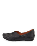 Soleful Casual Leather Slip-On, Black