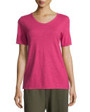 Hemp/Cotton Twist V-Neck Tee