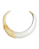 Coiled Collar Necklace, Silver