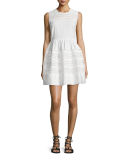 Bambolina Sleeveless Embroidered Dress