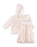 Dreamy Jacquard Padded Jacket, Size 0-18 Months