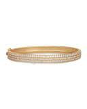 Scalloped Pave Diamond Hinge Bracelet