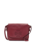 Harper Leather Messenger Bag, Dark Merlot