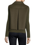Double-Face Cashmere Short Jacket 