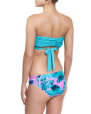 Bocas Convertible Halter/Bandeau Swim Top, Caribbean