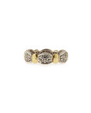 Aspasia Silver & 18k Gold Band Ring