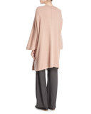 Blanket Cashmere Coat Cardigan, Rose Hip