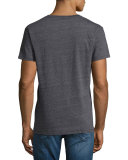 Poolside Crewneck T-Shirt, Black