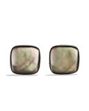 Streamline Cuff Links with Black Mother-of-Pearl
