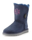 Bailey Button Short Boot, Navy