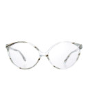 Istanbul Geometric Optical Frames, Zebra