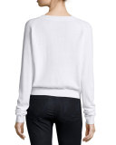 Crewneck Cashmere Pullover Sweater