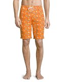 Fly Fishing Swim Trunks, Orange