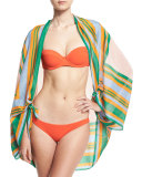 Borel Soft Voile Pareo Coverup, Green/Orange/Blue/Pink